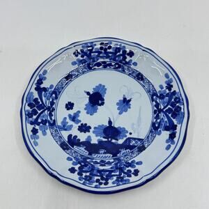 Vintage 70's TIFFANY & CO Ginori 1735 Blue Oriente Italiano Albus Bread Plate